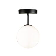 Artcraft Comet Ceiling Light in Semi Matte Black