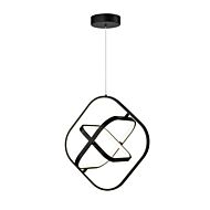 Sienna LED Pendant in Semi Gloss Black