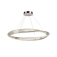 Stella LED Pendant in Satin Nickel