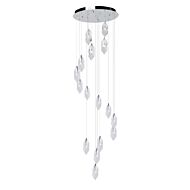 Artcraft Doccia 16 Light Chandelier in Chrome