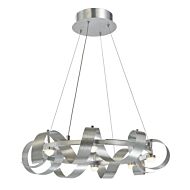 Artcraft Rolling Hills 8 Light Chandelier in Brushed Aluminum