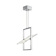 Artcraft Palo Alto LED Pendant Light in Chrome