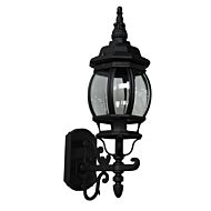 Artcraft Classico Outdoor Wall Light in Black