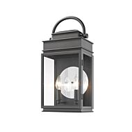 Artcraft Fulton 2 Light Outdoor Wall Light in Black