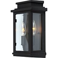 Artcraft Freemont 2 Light Outdoor Wall Light in Black