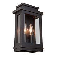 Artcraft Freemont 2 Light Outdoor Wall Light in Oil Rubbed Bronze