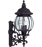 Artcraft Classico 4 Light Outdoor Wall Light in Black