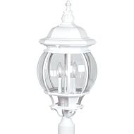 Artcraft Classico 4 Light Outdoor Wall Light in White