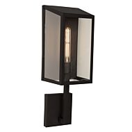 Sonesta Collection 1-Light Exterior Wall Light in Black