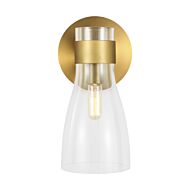 Moritz 1-Light Wall Sconce in Burnished Brass