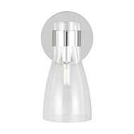 Moritz One Light Bath Fixture in Polished Nickel by Visual Comfort Studio