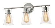 Amanda 3-Light Vanity in Polished Chrome