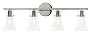 Amanda 4-Light Vanity in Polished Chrome