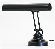 Advent 2-Light Piano with Desk Lamp in Black