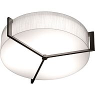 Apex LED Flush Mount in Espresso