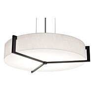 Apex LED Pendant in Satin Nickel