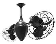 Ar Ruthiane 48 46" Ceiling Fan in Matte Black