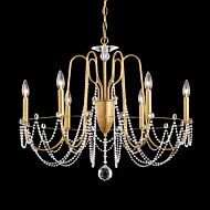 Esmery Six Light Chandelier in Heirloom Gold by Schonbek