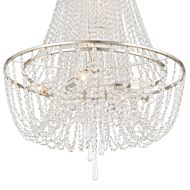 Arcadia 9-Light Chandelier in Antique Silver