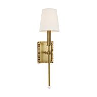 Baxley Bathroom Vanity Light in Burnished Brass by Alexa Hampton