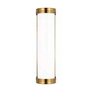 Ifran 2-Light Bathroom Vanity Light in Burnished Brass