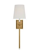 Baxley 1-Light Wall Sconce in Burnished Brass