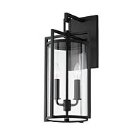 Percy Two Light Outdoor Wall Sconce in Textured Black by Troy Lighting