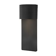 Tempe One Light Outdoor Wall Sconce in Soft Black by Troy Lighting