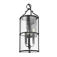 Burbank Three Light Outdoor Wall Sconce in Textured Black by Troy Lighting