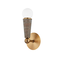 Dax One Light Wall Sconce in Patina Brass by Troy Lighting