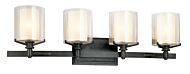 Troy Arcadia 4 Light 30 Inch Bathroom Vanity Light in French Iron