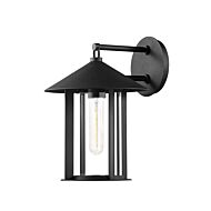 Long Beach One Light Outdoor Wall Sconce in Textured Black by Troy Lighting