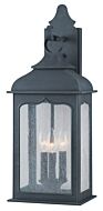 Troy Henry Street 3 Light 23 Inch Outdoor Wall Light in Colonial Iron