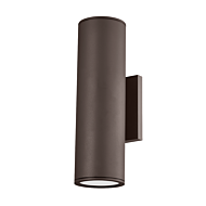 Perry Two Light Outdoor Wall Sconce in Textured Bronze by Troy Lighting