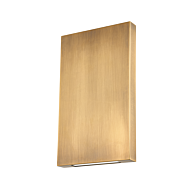 Thayne LED Outdoor Wall Sconce in Patina Brass by Troy Lighting