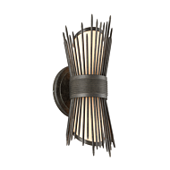 Troy Blink 2 Light 14 Inch Outdoor Wall Light in French Iron