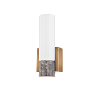 Fremont One Light Wall Sconce in Patina Brass by Troy Lighting