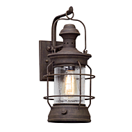 Troy Atkins 18 Inch Outdoor Wall Light in Centennial Rust