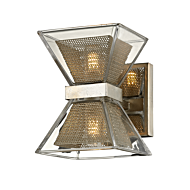 Troy Expression 2 Light 5 Inch Bathroom Vanity Light in Silver Leaf