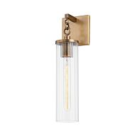 Yucca One Light Outdoor Wall Sconce in Patina Brass by Troy Lighting