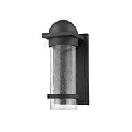 Nero One Light Outdoor Wall Sconce in Textured Black by Troy Lighting