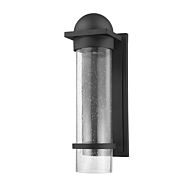 Nero One Light Outdoor Wall Sconce in Textured Black by Troy Lighting