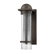 Nero 1-Light Outdoor Wall Sconce in Textured Bronze