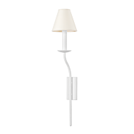 Lomita One Light Wall Sconce in Gesso White by Troy Lighting