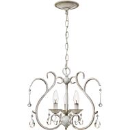 Blanca Three Light Pendant in Antique White by Quoizel