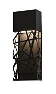 Boon LED Outdoor Wall Sconce in Black by AFX Lighting