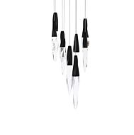 Kindjal LED Pendant in Black by Schonbek Beyond