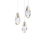 Martini LED Pendant in Polished Nickel by Schonbek Beyond