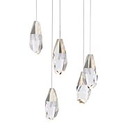 Martini LED Chandelier in Polished Nickel by Schonbek Beyond