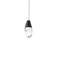 Martini LED Mini Pendant in Black by Schonbek Beyond